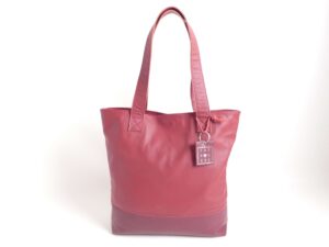 shopper femke -rood leer - tas van sas
